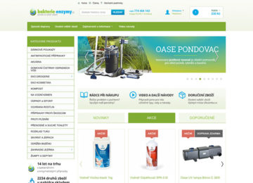 E-shop Bakterie, Enzymy